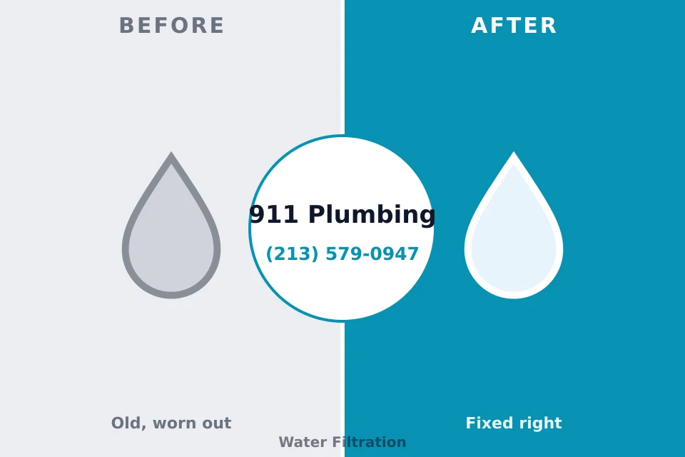 Before and after: plumbing company Bemidji, MN